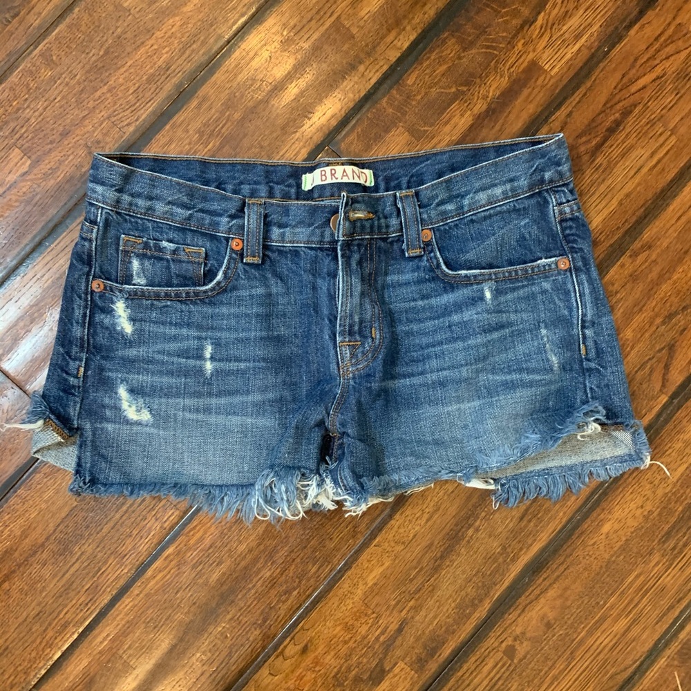 J brand denim cutoff shorts